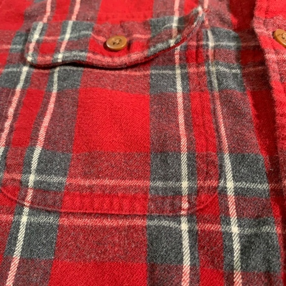 ABERCROMBIE & Fitch Classic long sleeve, Flannel Button-Up Shirt, Size M - Picture 6 of 6